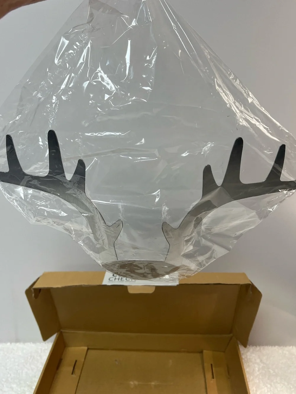 Fred & Friends RACK Clothing/Coat Hanger in Finished Stainless Steel Organizer